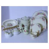 Vintage teapot, salt and pepper sha...