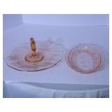 Pink Depression glassware...