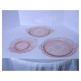 Pink Depression glassware...