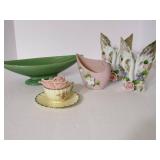 Vintage green Redwing pottery # 500...