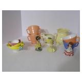 Vintage Figurines, Redwing sugar bo...