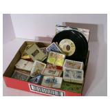Lot of vintage playing cards and 45...