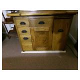 Antique Bakers Cabinet measures 73x...
