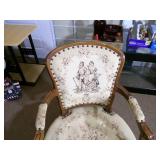Antique Wood Carved Chair 16" seat ...