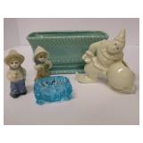 Misc Ceramic Blue McCoy planter...