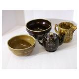 Vintage USA  Primative croc bowls, ...