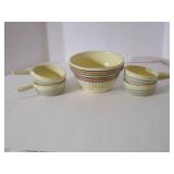 Set of 4 McCoy chili bowls, vintage...