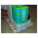 Mixed Lot Storage Bins and Totes