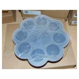 25 Pack Ninja Foodi Pressure Cooker/Oven Silicone Mini Muffin Tray with Lid OP300