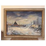 Stunning Scenic Original Painting by Osvald Rasmussen