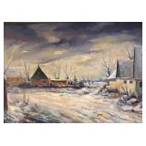 Stunning Scenic Original Painting by Osvald Rasmussen