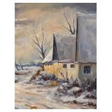 Stunning Scenic Original Painting by Osvald Rasmussen