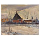 Stunning Scenic Original Painting by Osvald Rasmussen