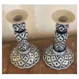 Handcrafted Chinoiserie Candle Holders