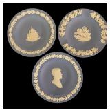 Three Wedgwood of England Jasperware Plates