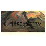 Original Painting "Igreja Colonial" by C. Marcos