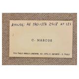 Original Painting "Igreja Colonial" by C. Marcos