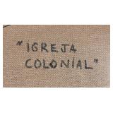 Original Painting "Igreja Colonial" by C. Marcos