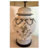 Lovely Floral Accented Table Lamp