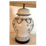 Lovely Floral Accented Table Lamp