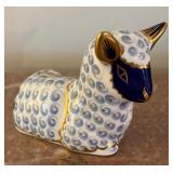 Royal Crown Derby Imari Lamb Paperweight