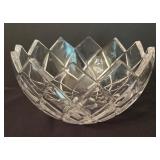 Three Crystal and Clear Glass Bowls
