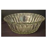 Three Crystal and Clear Glass Bowls