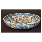 Scalloped Edge Asian Console Bowl