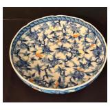 Scalloped Edge Asian Console Bowl