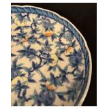 Scalloped Edge Asian Console Bowl