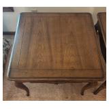 Pair of Henredon Four Centuries Red Oak Side Tables