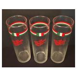 Three The Old Spaghetti Factory Highball Glasses