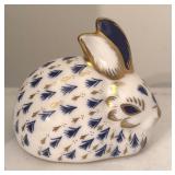 Royal Crown Derby Imari Rabbit Paperweight