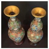 Vintage Cloisonné Ware Vases