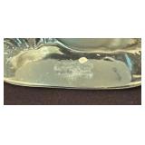 Etched Crystal Duck and Rabbit Sculptures