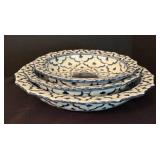 Set of Three Shallow Nesting Bowls from Thailand