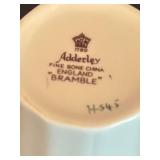 Vintage Teacups with Saucers by Adderley, Gladstone and Sutherland