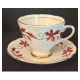 Vintage Teacups with Saucers by Adderley, Gladstone and Sutherland