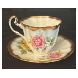 Vintage Teacups with Saucers by Adderley, Gladstone and Sutherland