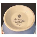 Vintage Teacups with Saucers by Adderley, Gladstone and Sutherland