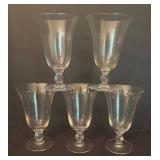 Imperial Crystal Candlewick Iced Tea Glasses