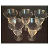Imperial Crystal Candlewick Iced Tea Glasses