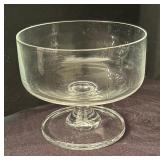 Set of Six Footed Fruit / Sherbet Glass Bowls