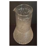Iittala Ultima Thule Carafe with Four Coordinating Low Ball Glasses / Iittala Ultima Thule Cocktail Pitcher Set