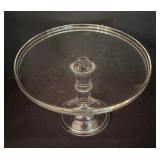 Crystal and Clear Glass Platters, Pedestal Cake Plate, Covered Candy Dish and More!