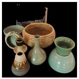 Vintage Beautiful Pieces including Bud Vases, Book, Bowls and More
