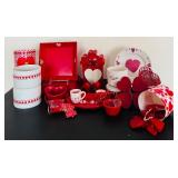 Valentines Hearts, Mugs, Plates and Fun Decor