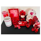 Valentines Hearts, Mugs, Plates and Fun Decor