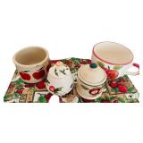 Amazing Grouping of Apple Kitchenware Decor