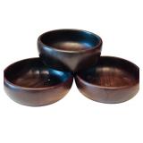 Beautiful Vintage Brazilian Wood Salad Set